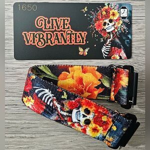 ZOX "LIVE VIBRANTLY" #1650 ANDROID SAMSUNG 20mm Halloween INTERACTIVE WATCHBAND